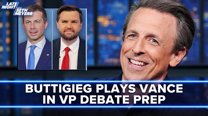 Pete Buttigieg Plays JD Vance in Walz's Debate Prep Sessions