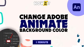 Adobe animate how to change background color 2024 | @skillswave