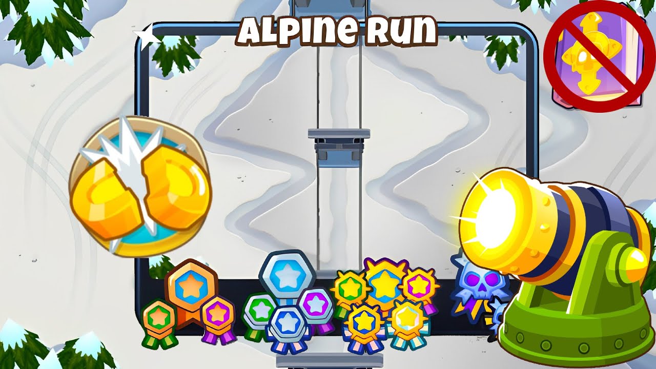 Alpine Run [Half Cash] Guide No Monkey Knowledge BTD 6 (2023