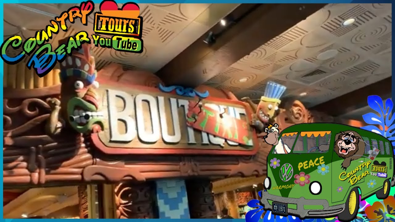 Disney's BouTiki Gift Shop At Disney's Polynesian Village Resort | 4K | 2022