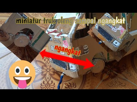 Miniatur truk  oleng  sampai ngangkat plus ngoling YouTube