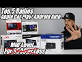 The 5 Best Car Stereo Head units/ Radios with Apple Car Play & Android Auto for under $xxx