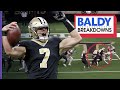 Analyzing Taysom Hill's Debut & Similarities to Drew Brees | Baldy Breakdowns