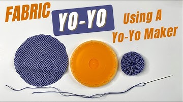 Fabric Yo-Yo: How to Use a Yo-Yo Maker  #suffolkpuff