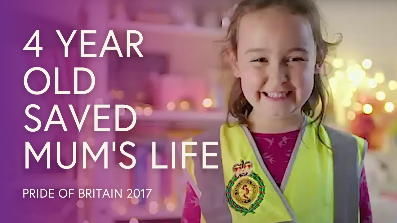 Suzie McCash: How a Brave Four-Year-Old Saved Her Mum's Life | Pride of Britain 2017