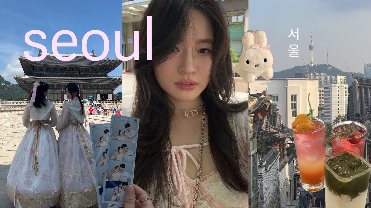 КОРЕЯ видеоблог 🇰🇷 ❀。• | Лучшие места для еды и шопинга в Сеуле, посещение эстетичных кафе, иссле...