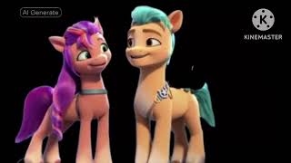 Dreamworks Mlp G5 Sunny And Hitch Hugs Each Other