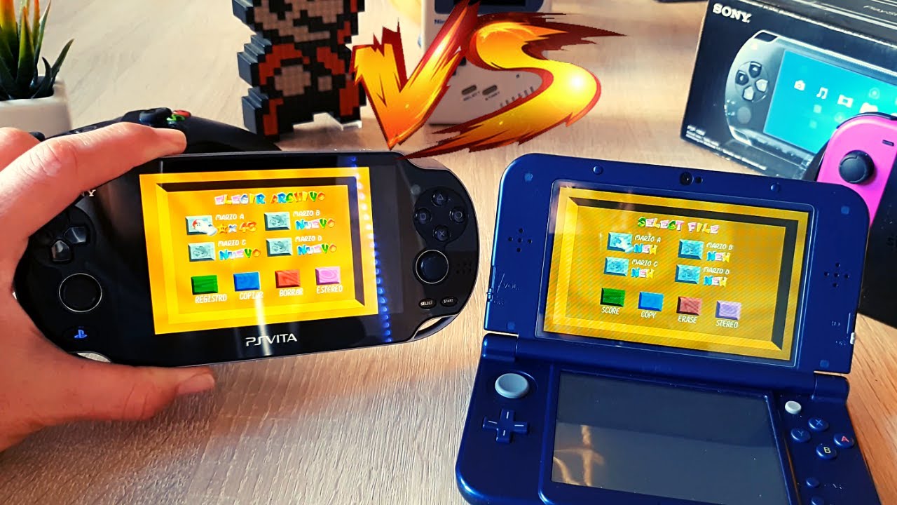 PS VITA VS New NINTENDO 3DS XL 😐¿Cual va MEJOR? YouTube