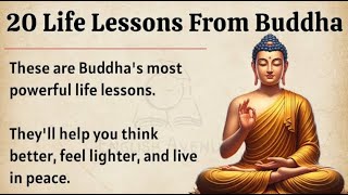 20 Life Lessons From Buddha | English Listening Practice | Learn Wisdom & Fluency Together”
