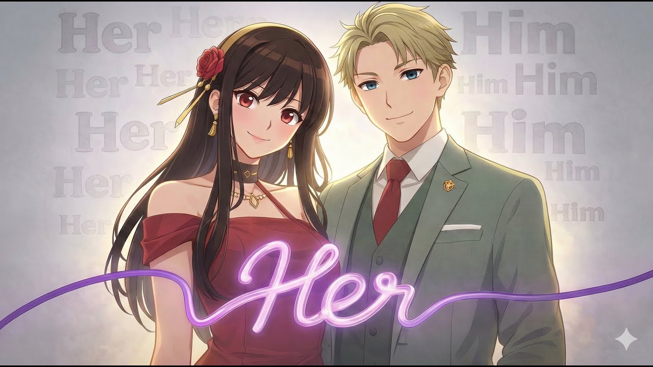 Her ~ @JVKE (feat. ZVC) | Loid × Yor | Typography Edit | Alight Motion XML