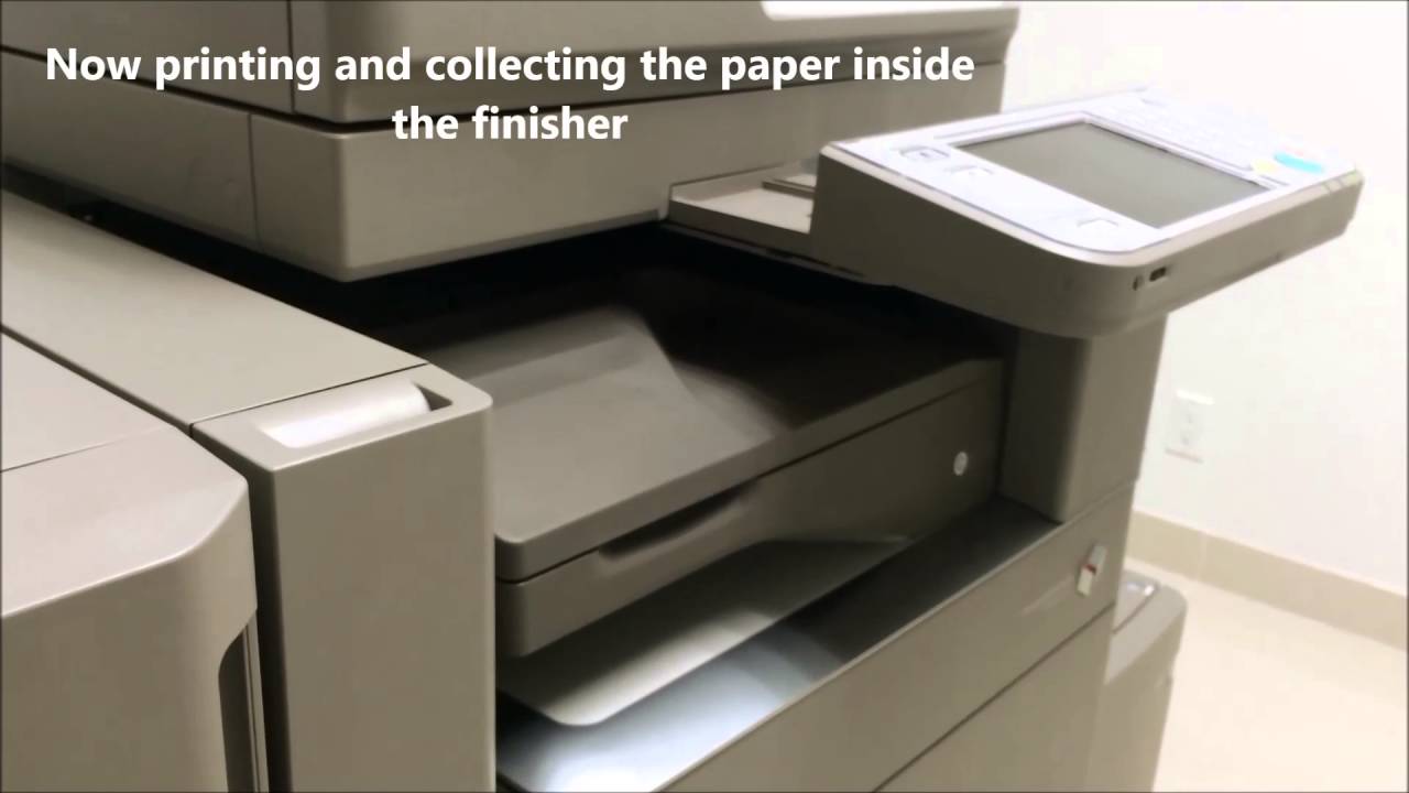 Canon ImageRunner Advance C5045 with Booklet Maker and Fiery Imageclass ...