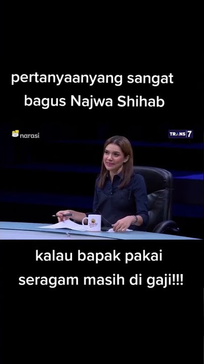 pertnyaan mbak nana yg sangat berbobot#najwashihab #rockygerung #shorts #story