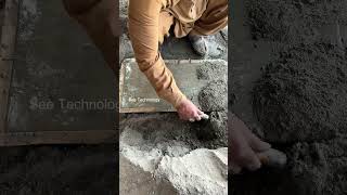 Cement Tiles Making Process #Seetechnology #Satisfying (Shorts)