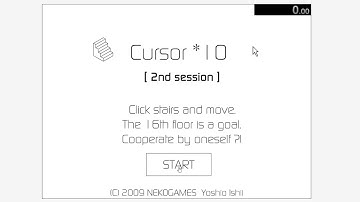 Cursor *10 [2nd Session] Any% Speedrun - 1:05.29