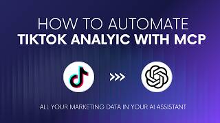 Automating tiktok analytic with MCP using ChatGPT