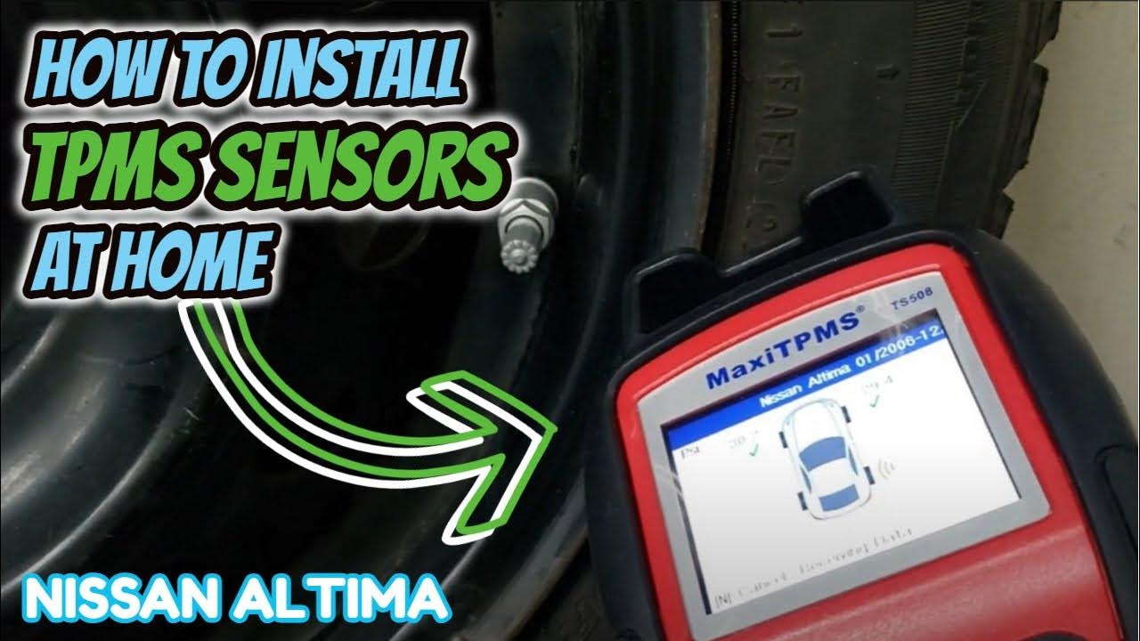 Installing New TPMS Sensors At Home 2007- 2012 Nissan Altima - YouTube