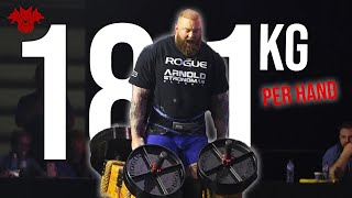 400lbs per hand framers walk ft. Thor Bjornsson