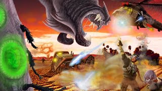 Alien Invasion Environment Artwork [Timelapse Video]