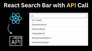 Search Bar in React JS with API Call | React Beginners Project