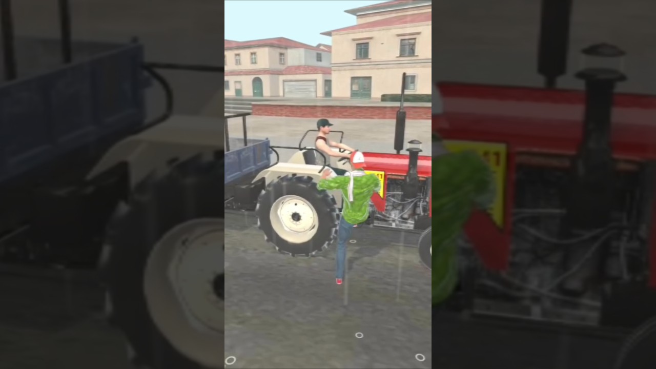 Jack ne tractor chalaya 😃 Indian Theft Aura auto game video