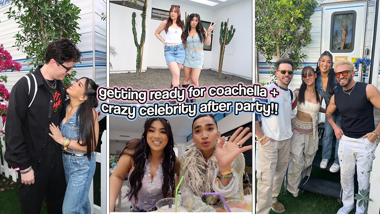 GETING READY FOR COACHELLA + Crazy Celebrity After Party!!