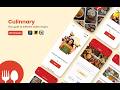 Culinnary App Prototype | UX/UI Design | Product Design