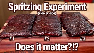 Competition Style ribs experiment: Spritzing vs no spritz| Does Spritzing matter? | Lone Star Grillz