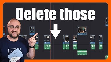 How to remove gaps in DaVinci Resolve timeline