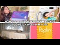 Massage vlog upgrading my massage business  trying the poplin app for laundry i loved it