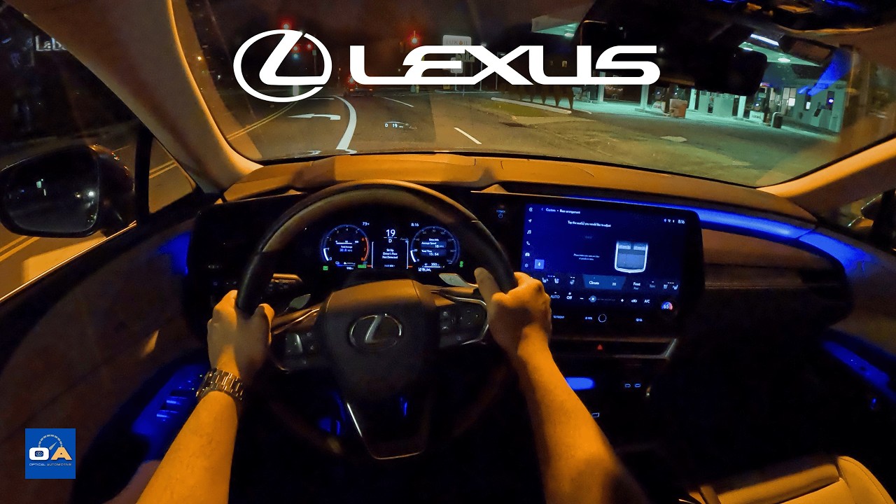 2026 Lexus RX 450h+ Luxury AWD | POV Night Drive & Audio Test | ASMR ...