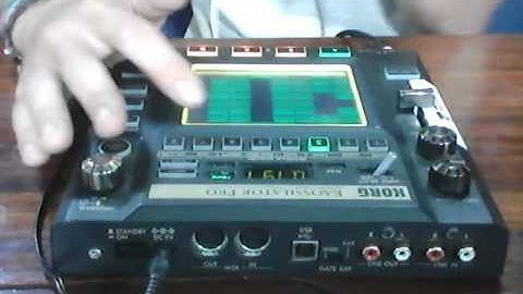 Korg Kaossilator Pro Original Song (Handful of Water)