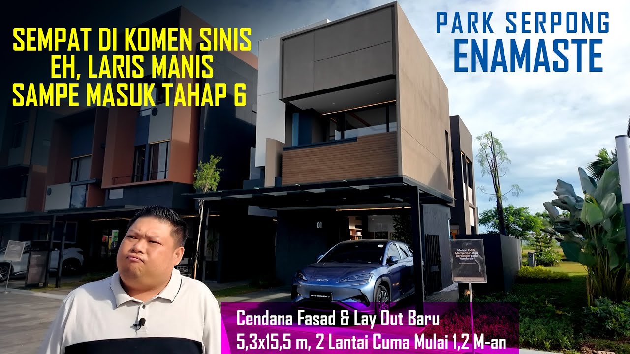 PARK SERPONG 6 CENDANA FASAD BARU SERASA RUMAH MEWAH PADAHAL CUMA 5,3x15,5 M | HARGA MULAI 1,2 M-AN*
