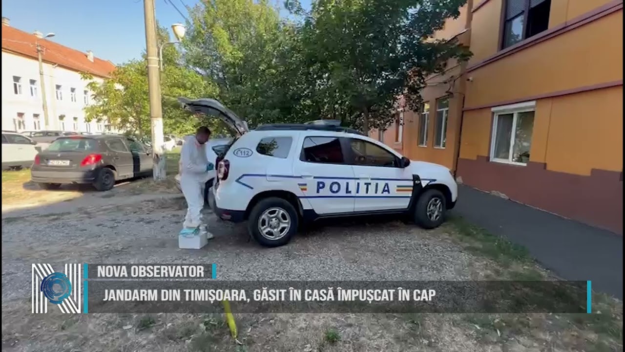 JANDARM DIN TIMIȘOARA, GĂSIT ÎN CASĂ ÎMPUȘCAT ÎN CAP