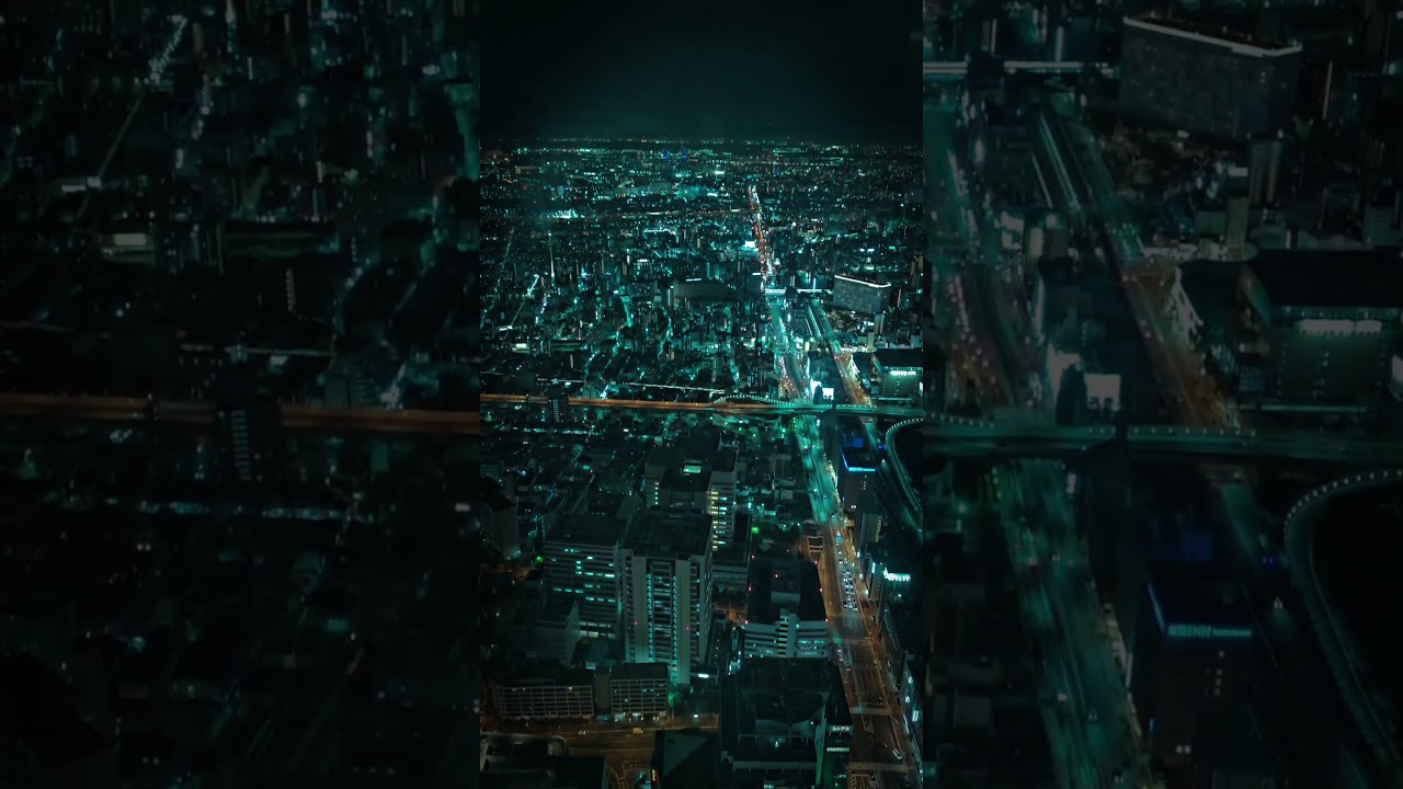 Osaka Japan views from Harukas 300 