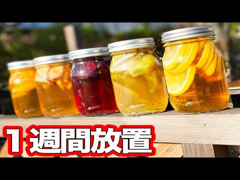 果物を1週間漬け込むととんでもない物ができる!!