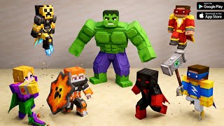 Super Hero Craft Building Game Minecraft Mod HD Android Gameplay #androidgames #mobilegames  screenshot 2