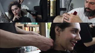 lovely Haircut for long hair  full video