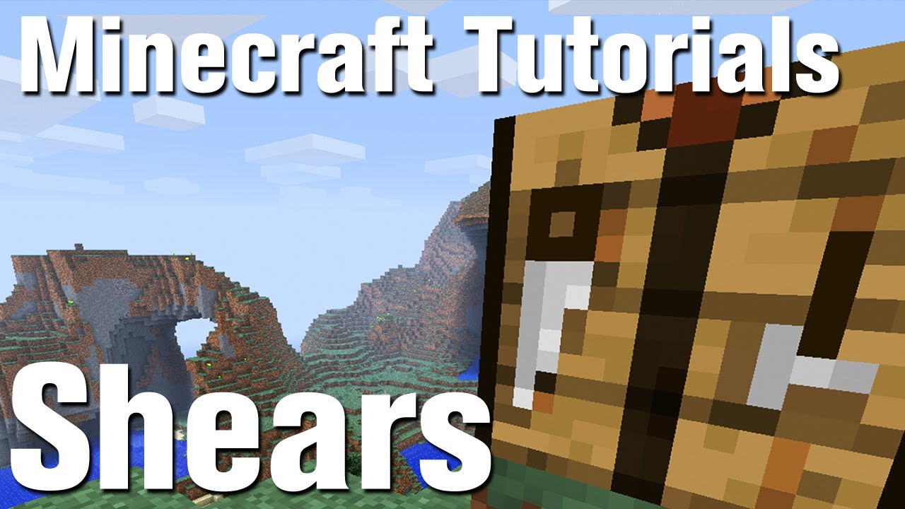 Minecraft Tutorial: How to Make shears in Minecraft - YouTube