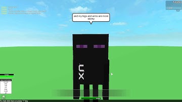 Roblox Script Showcase Episode#35/Enderman suit
