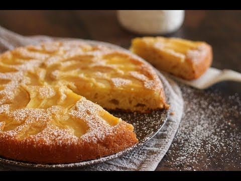 renversé-au-yaourt-et-pommes-,-le-gâteau-qu'on-ne-peut-pas-rater-!-/-كيك-الزبادي-المقلوب-بالتفاح