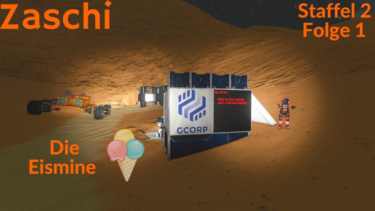 Flucht vom Mars #1 - Die Eismine - Space Engineers deutsch - YouTube