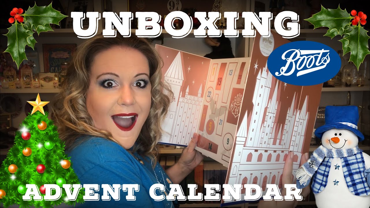 BOOTS HARRY POTTER ADVENT CALENDAR UNBOXING GIVEAWAY VICTORIA