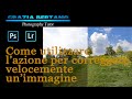 Utilizzare un'azione per correggere un'immagine
