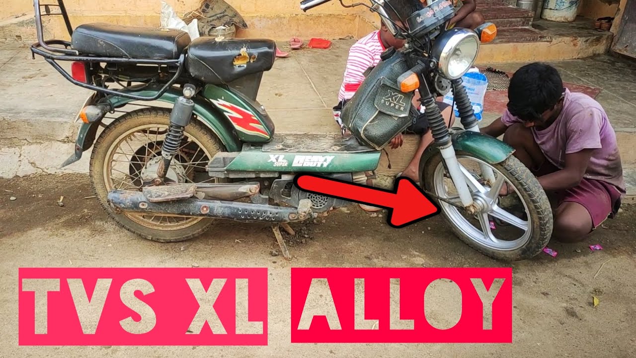 TVS XL ALLOY WHEEL / Buy link in Description Box / Rockfort Motor Works