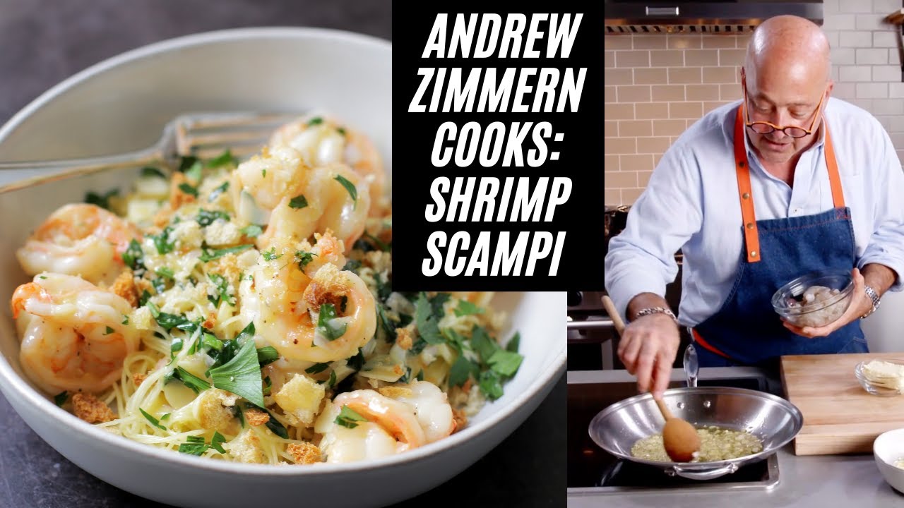 Andrew Zimmern Cooks: Shrimp Scampi