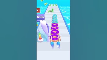 DONUT 🥯🍩 RUN COOL GAME #androidgames #gaming #iosgames #new #best #challenge #merge #mergemaster