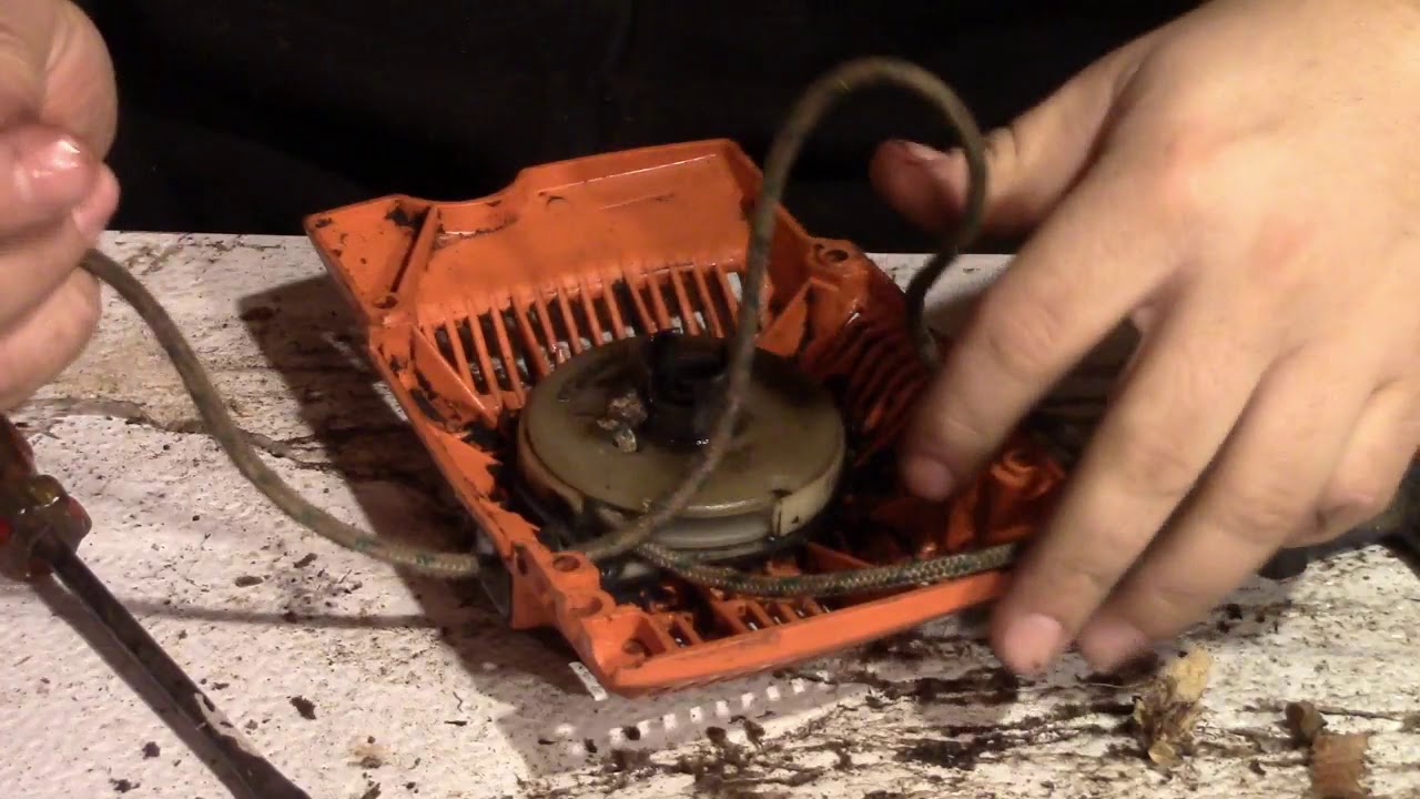 HUSQVARNA 266 TO 272 EP # 8 RECOIL WINDING AND TIPS