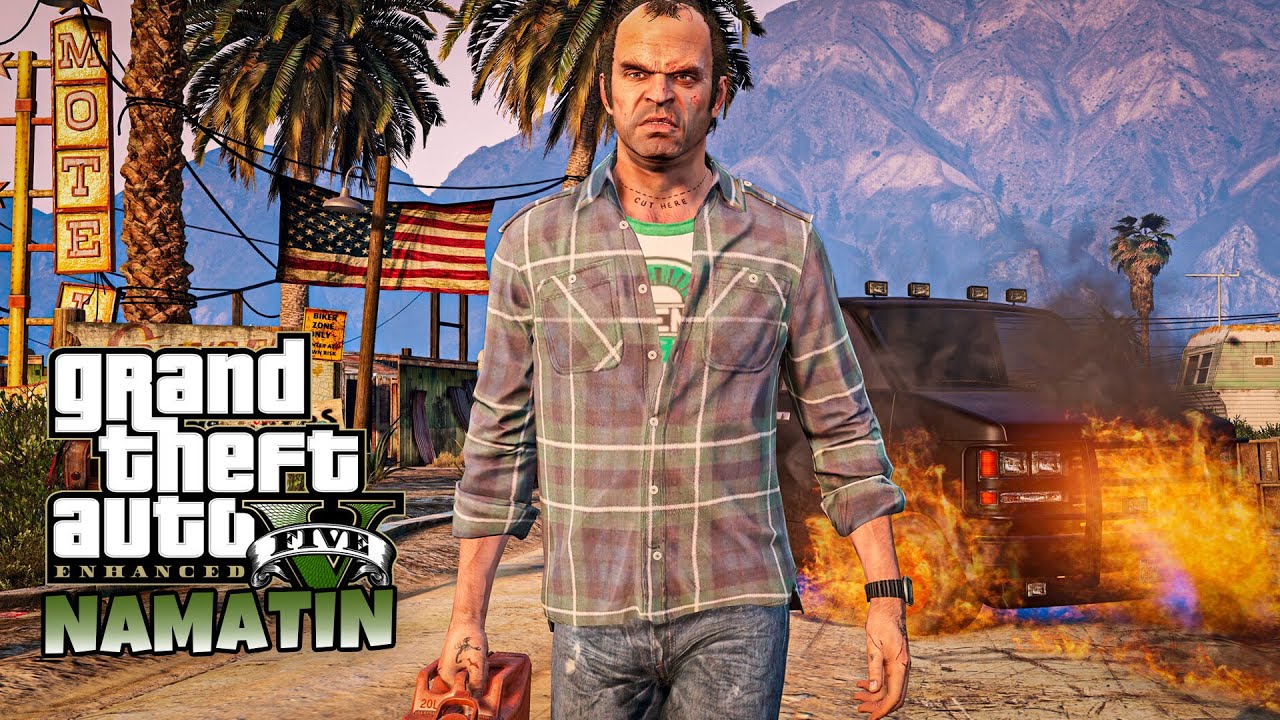 NAMATIN GTA V GRAFIK SUPER HD! | Grand Theft Auto V Enhanced