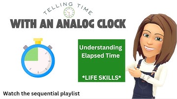 Telling Time | Analog Clock | Teaching Elapsed Time | Math Plus | where math makes sense