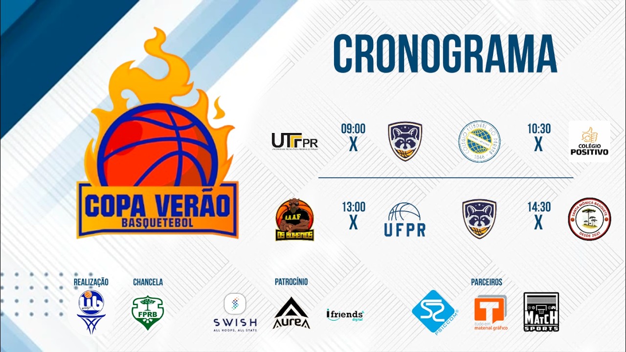 COPA VERÃO DE BASQUETEBOL 2026 - PLAYOFFS MANHÃ - @MATCHSPORTS.TV